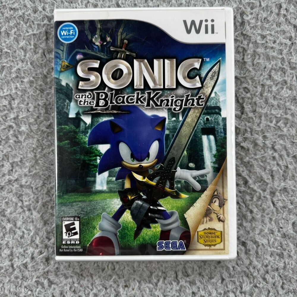 Sonic and the Black Knight (Nintendo Wii, 2009) Brand New Factory Sealed Sega